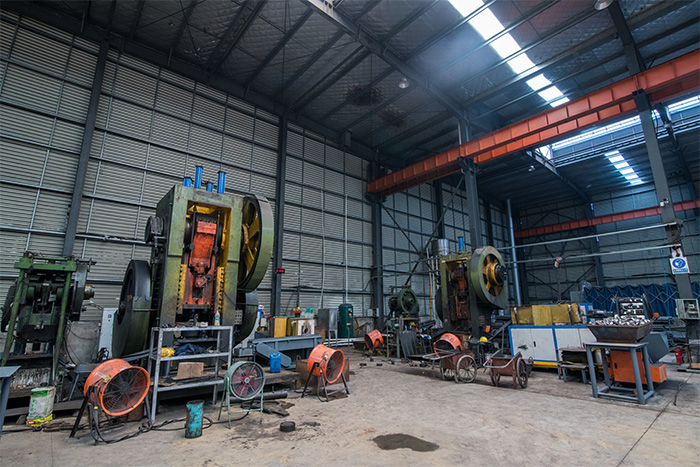 黄石网架配件-锥头加工车间